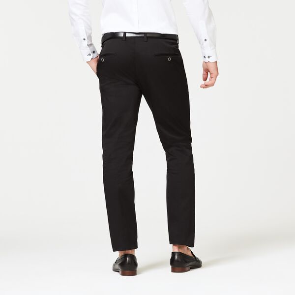 Black Slim Stretch Tailored Suit Pant